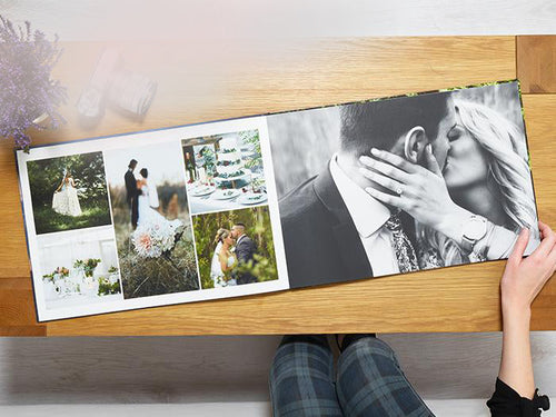 Personalised photo with custom wedding photos