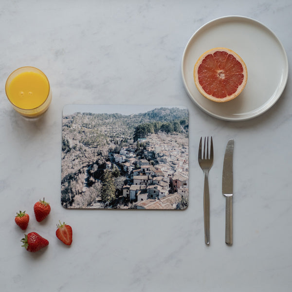 Personalised photo placemat with family holiday photos