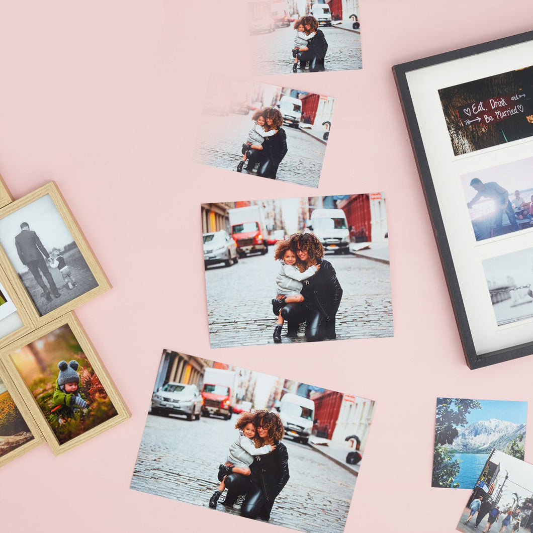 Selection of premium photo prints in different sizes
